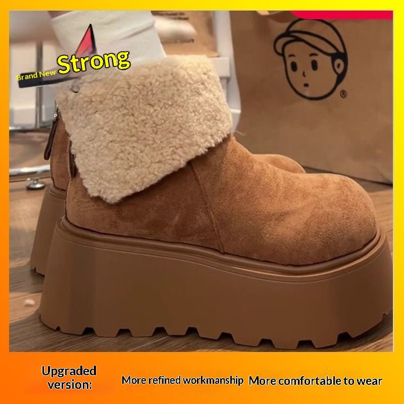 Women's Lined Snow Boots – Vintage Winter Boots with Fleece