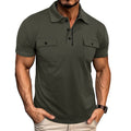 Men's Polo Shirt | Short Sleeve Outdoor Casual Modern Pockets