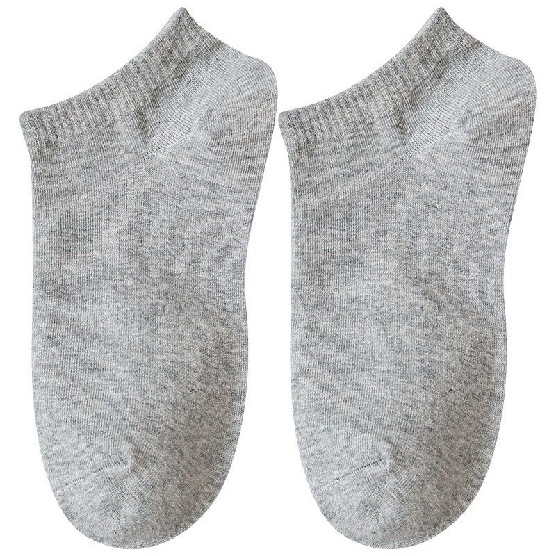 Men's Sneaker Socks Black White Grey | Cotton Basic