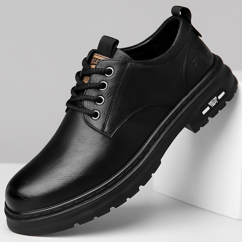 Retro Leather Men's Shoes | Comfortable Slip-On Casual Shoes