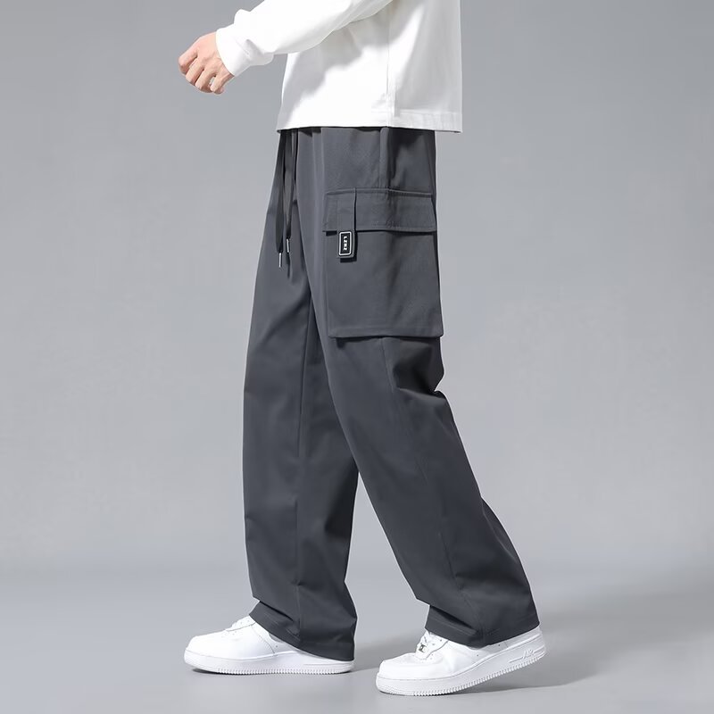 Men's Loose Fit Cargo Pants | Large Pockets | Streetwear Style