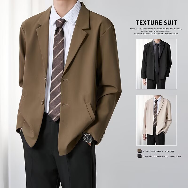 Men's Slim Fit Casual Blazer – Fashionable and Elegant Suit Jacket