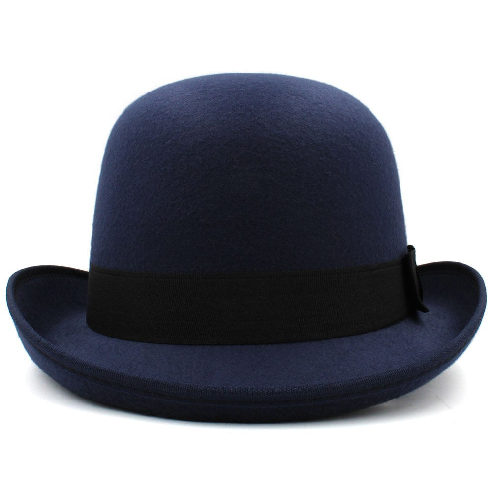 Men's Felt Hat Wool | British Classic Round Crown Elegant