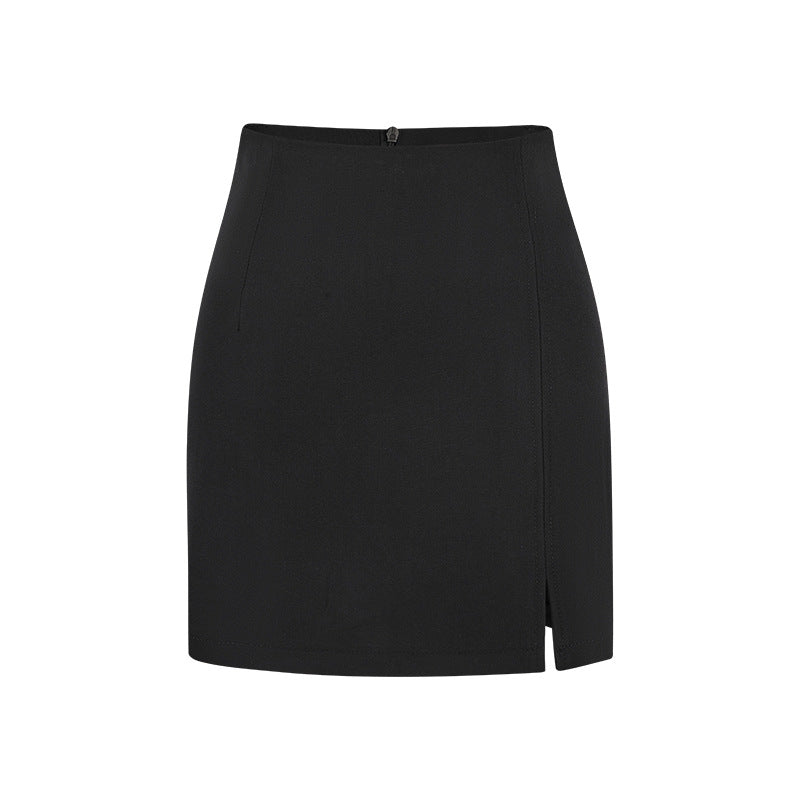 High-Waist Bleistiftrock mit Frontschlitz – Figurbetonter Stretch Rock