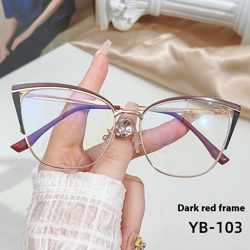 Cat-Eye Blaulichtfilter Brille Damen | UV400 Computerbrille