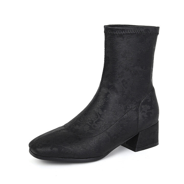 Women's Ankle Boots Elegance – Chinese Style Meets French Fashion