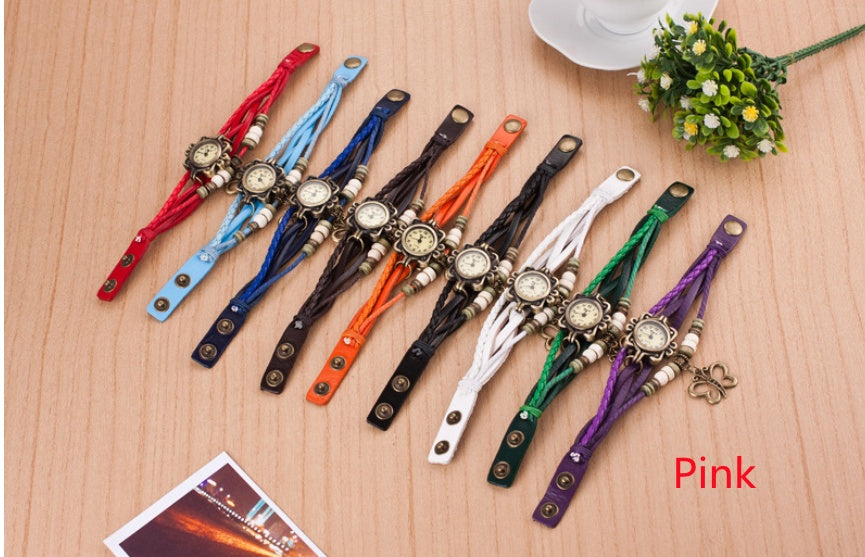 New bracelet, hollow butterfly bracelet in women's style, punk fashion, student, watch