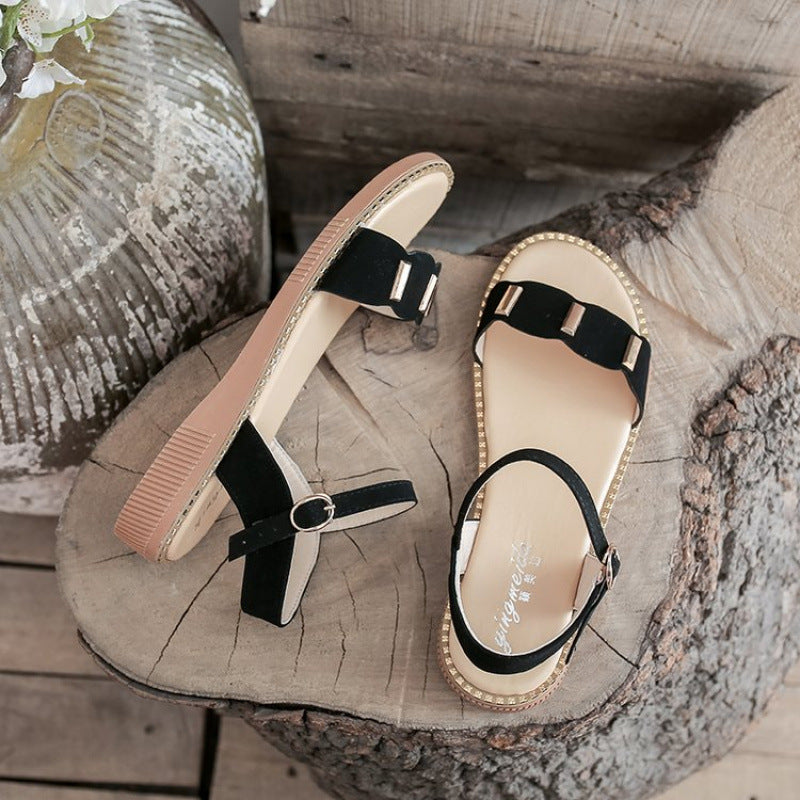 Women's Sandals Block Heel Elegant Summer Fairy Style Comfortable