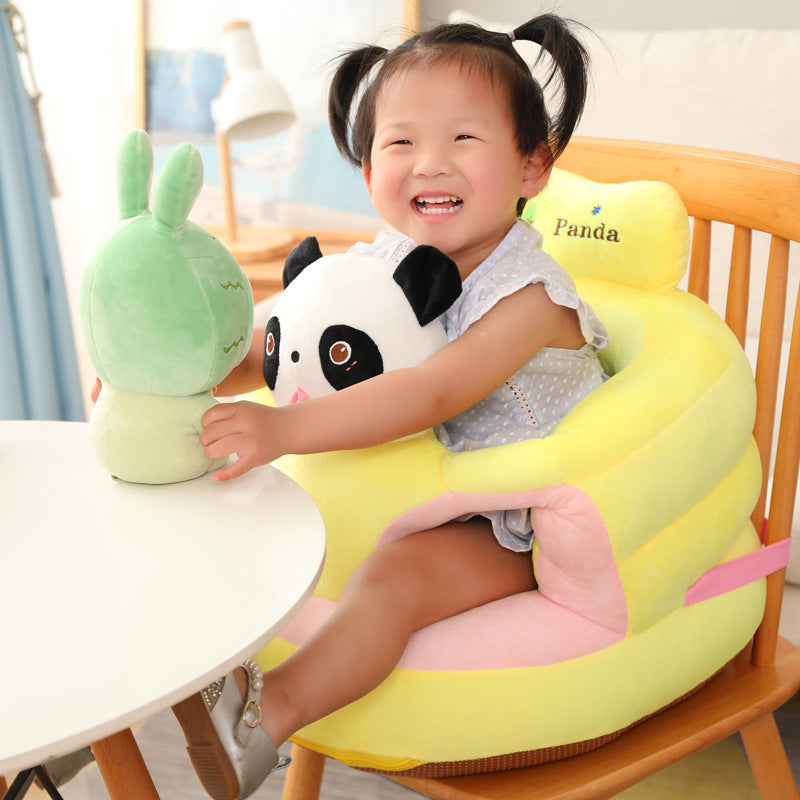 Baby Sofa Seat Support | Anti-Tip Plush Learning Cushion