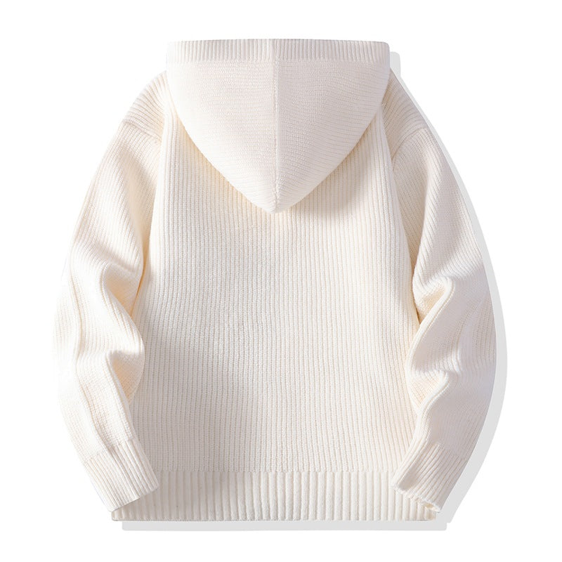 Men's Knitted Cardigan with Lapels – Fashionable Casual Jumper
