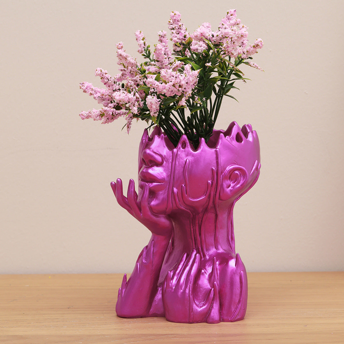 Medusa Gesicht Blumentopf – Künstlerische Resin Göttinnen Garten Deko