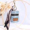 Crystal Coin Purse for Women - Shiny Mini Bag with Keychain