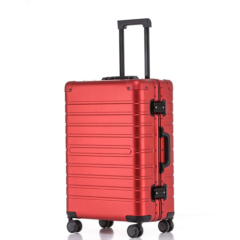 Aluminum Magnesium Trolley Case with 360° Wheels | Premium Metal Hard Shell