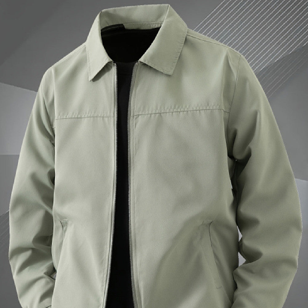 Men's Slim Fit Jacket Plain – Elegant Casual Jacket
