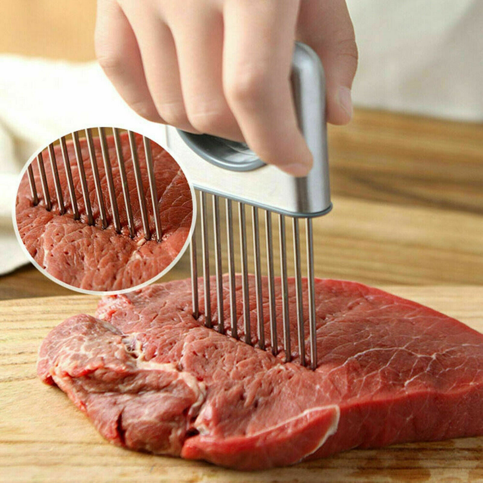 Onion Holder Stainless Steel | Vegetable Slicer Tomato Slicer Kitchen