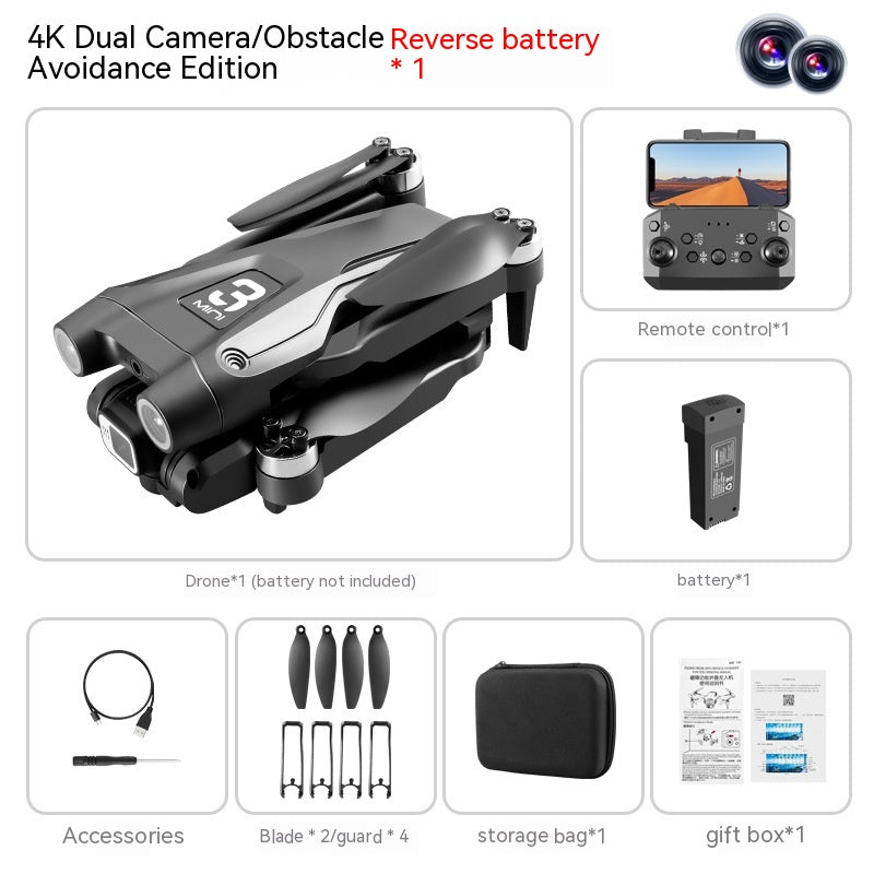 Drone with Dual Camera & Optical Flow – HD Camera Drone with Stabilization