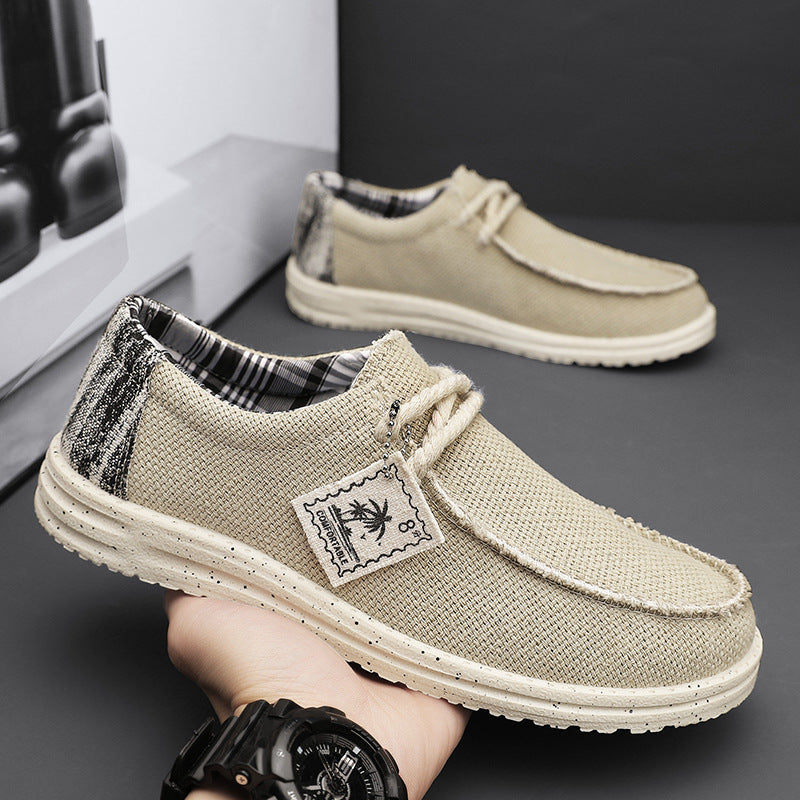 Herren Canvas Sneaker | Bequem Freizeit Schuhe Stilvoll