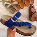 Women's Cork Flip-Flops | Summer Sandals Comfortable Lightweight