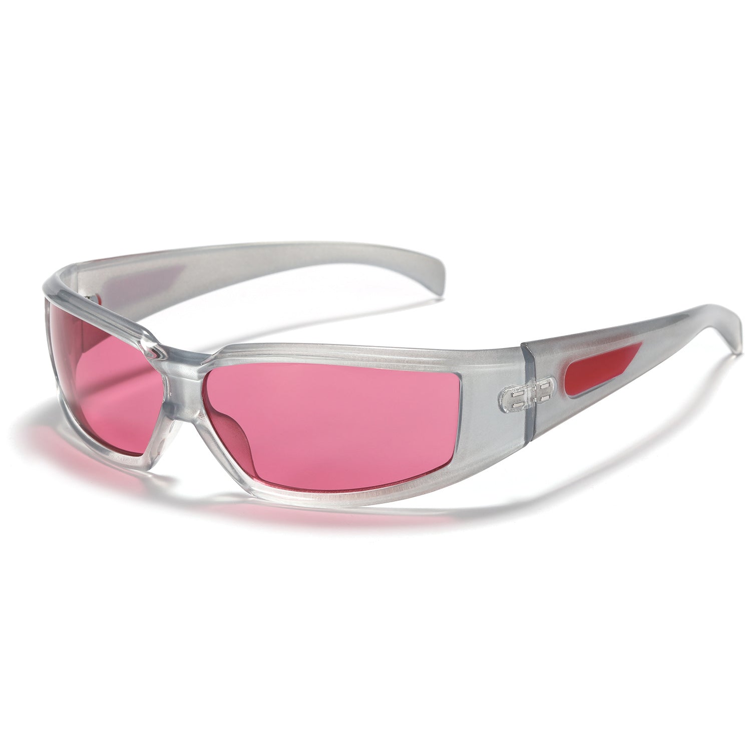 Ovale Sonnenbrille Unisex – Y2K Retro Punk UV400 Brille