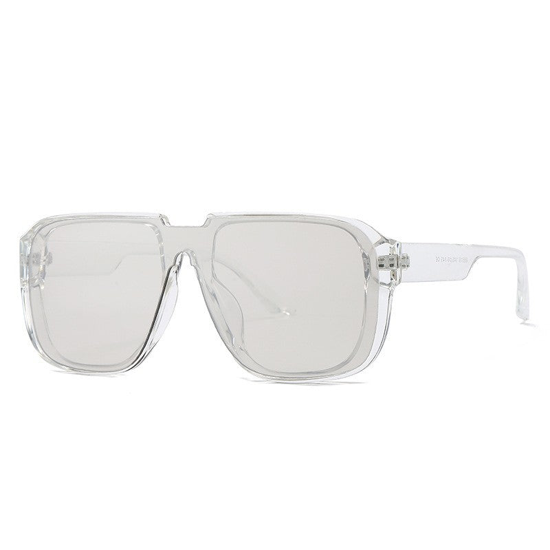 Damen One Piece Sonnenbrille Retro – Trendige Oversize Brille