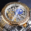 Forsining Tourbillon Watch Men | Luxury Skeleton Automatic