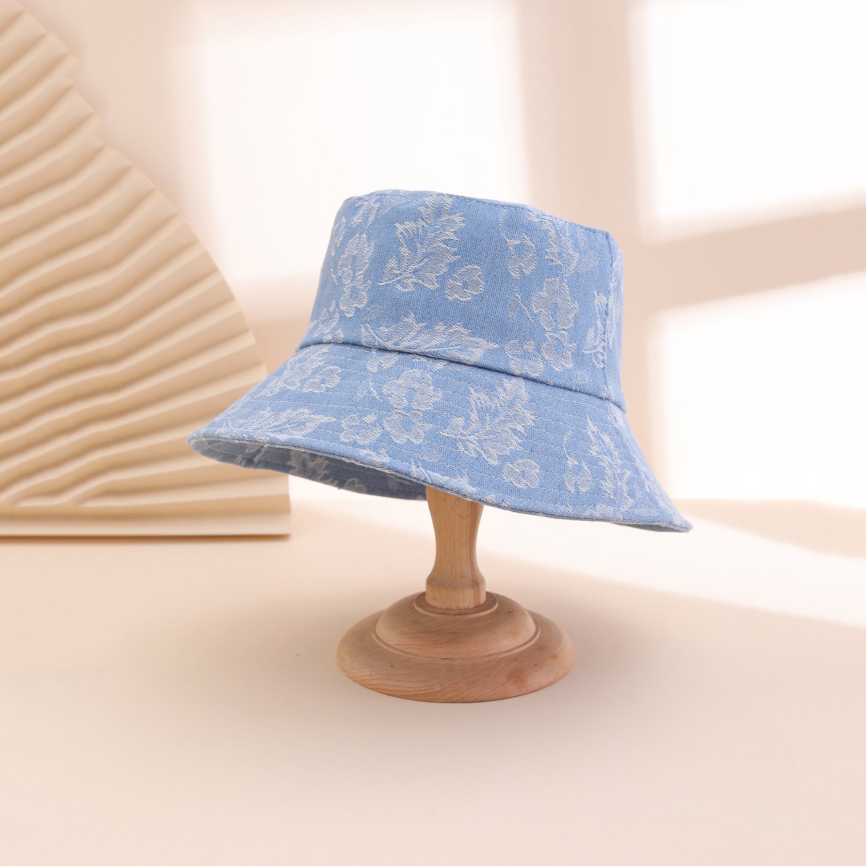 Women's Baseball Cap Jacquard Blue – Korean Style Sun Protection Cap