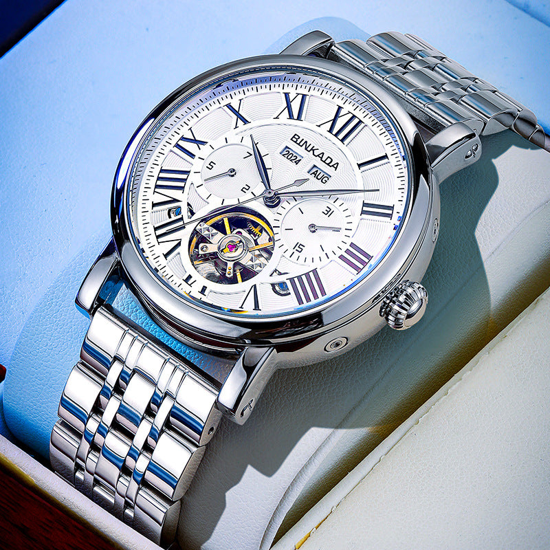 Men's Automatic Watch Waterproof | Multifunction Elegant