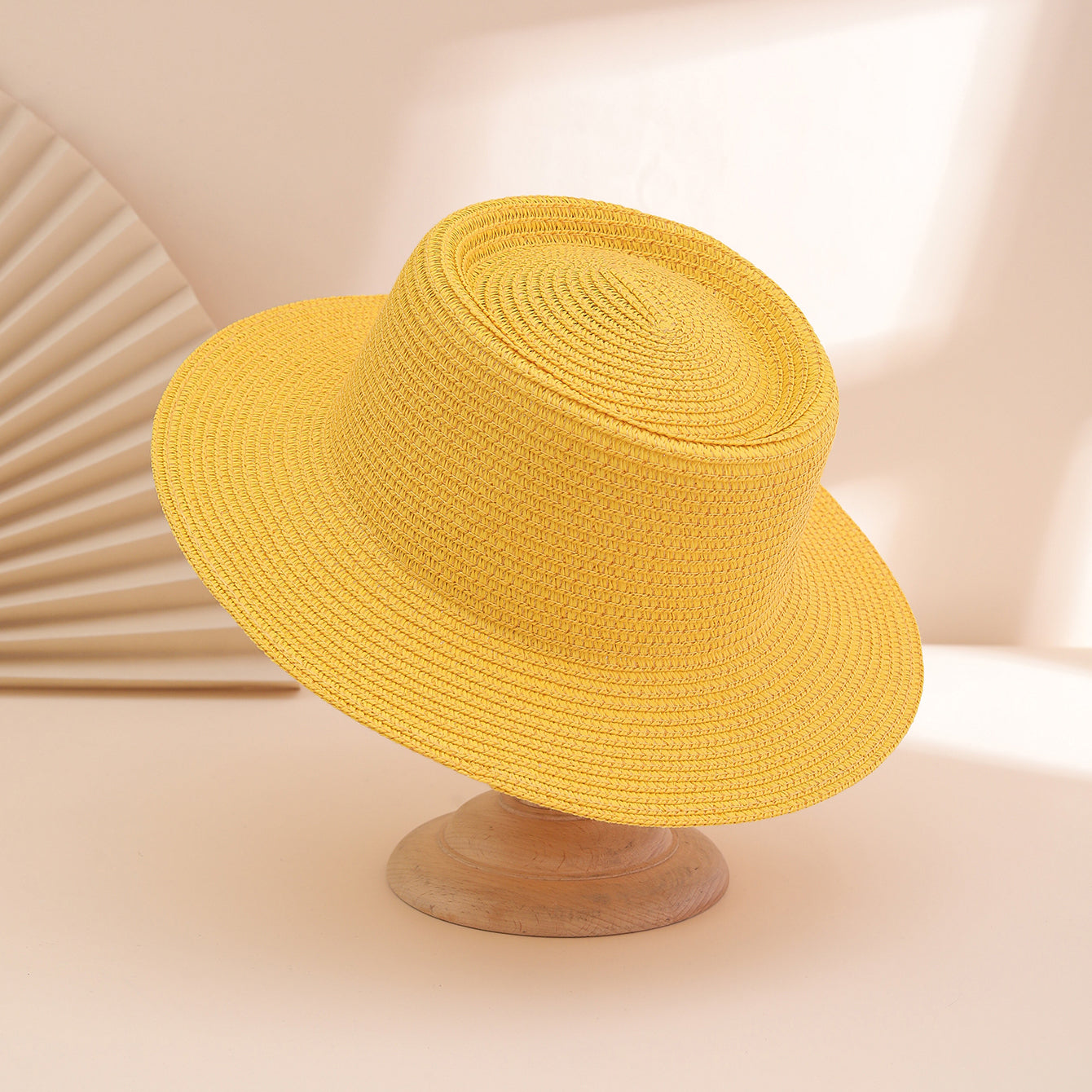 Foldable Women's Sun Hat with Wide Brim – Elegant Travel Hat