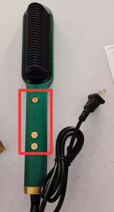 2-in-1 Glättungsbürste & Lockenstab – Ionen Haarstyler Elektrisch