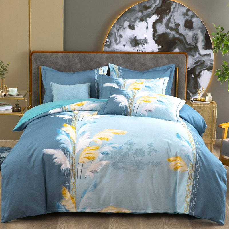Winter Bedding Set Cotton Linen | warm soft breathable