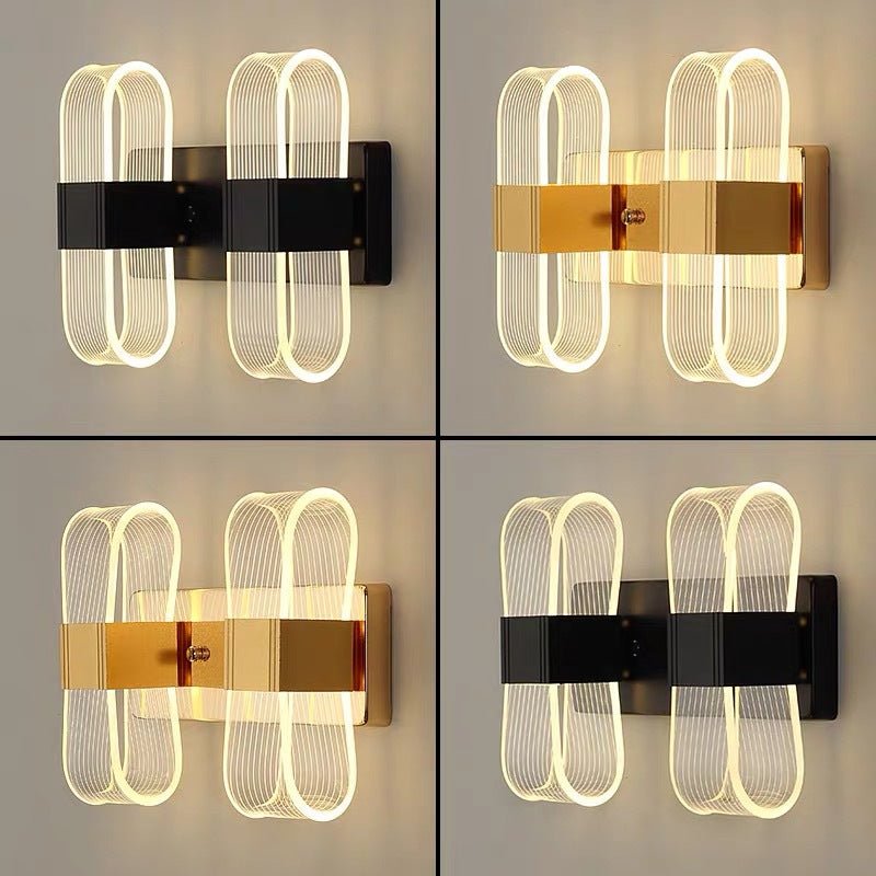 Gold Nordic Wall Light Luxury Design Living Room Lamp