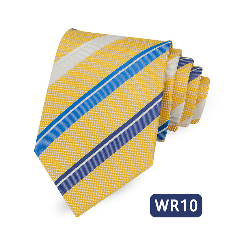 Men's Striped Tie Elegant Business Casual Modern