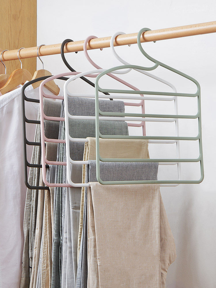 Multi-Layer Hanger for Household Wardrobe Trousers