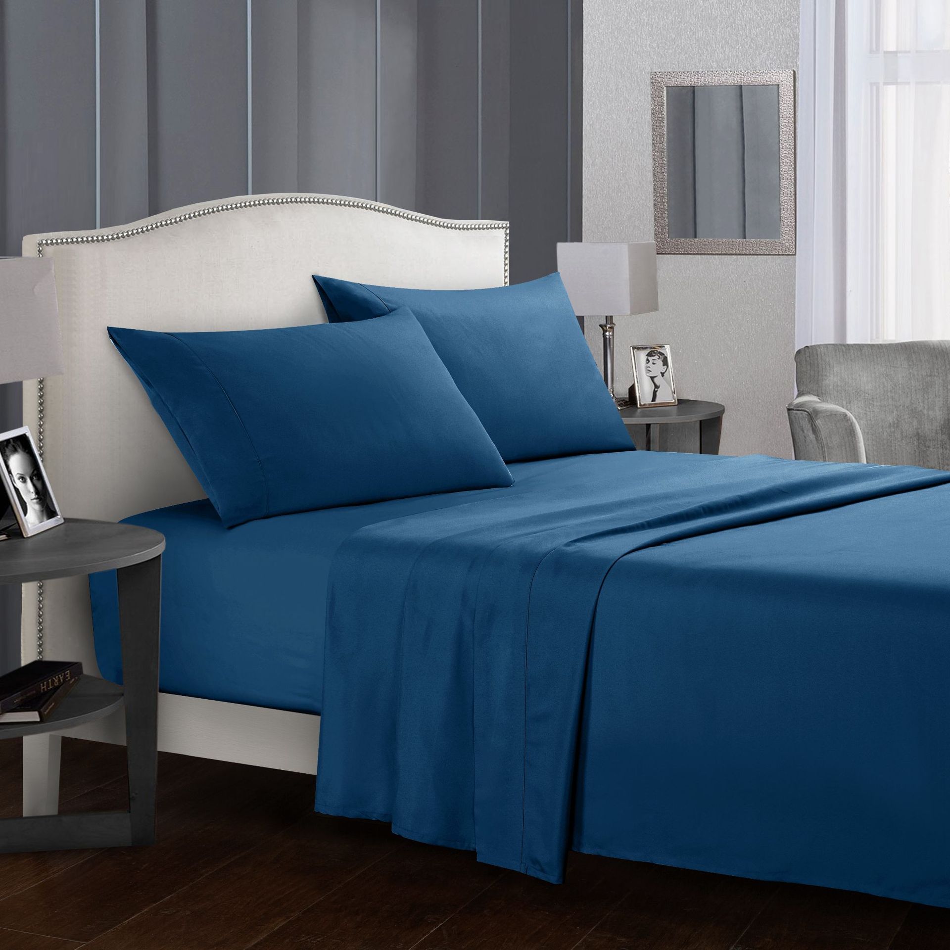 4-piece bedding set | soft breathable easy-care