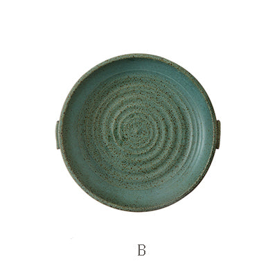 Japanese Handmade Stoneware Dinnerware Set – Premium Plate Set