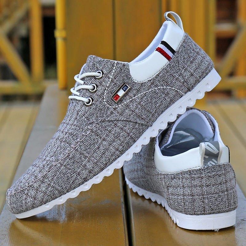 Men's Canvas Slip-On Shoes | Comfortable Breathable Casual Shoes