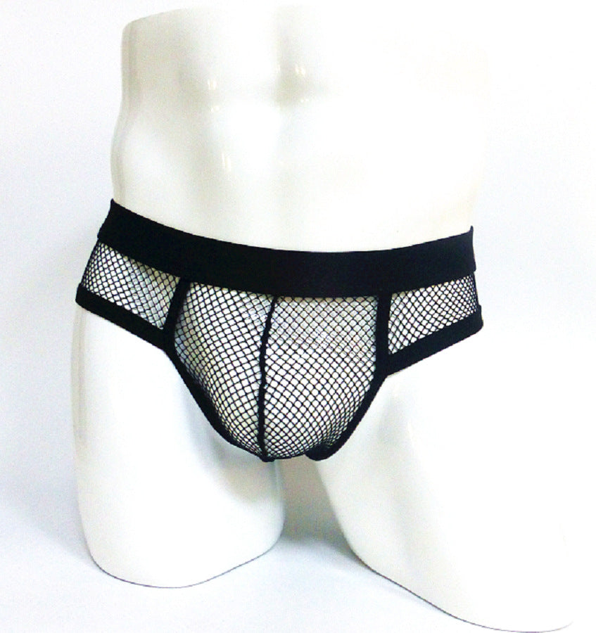 Men's Mesh Briefs Transparent | Low Waist Convex Sexy Underwear