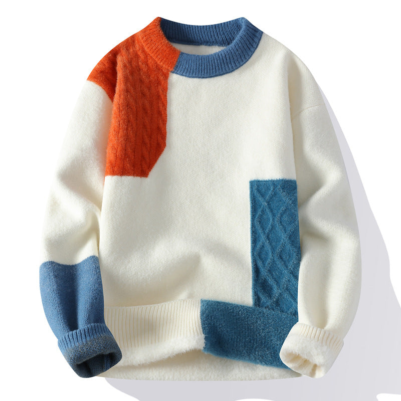 Men's Heavyweight Crew Neck Sweater – Casual Basic Sweater