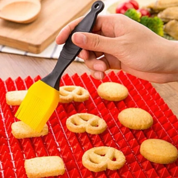 Non-stick Silicone Pyramid Baking Mat - Oven & BBQ Grill Mat