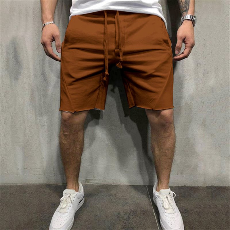 Men's Grey Gym Shorts – Athletic Summer Fitness Shorts