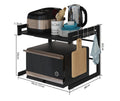 Microwave Shelf Pull-Out | Kitchen Organizer Space-Saving