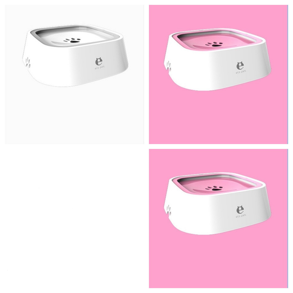 Pet Water Bowl for Dogs and Cats | Anti-Spill Slow Feeder 1.5L