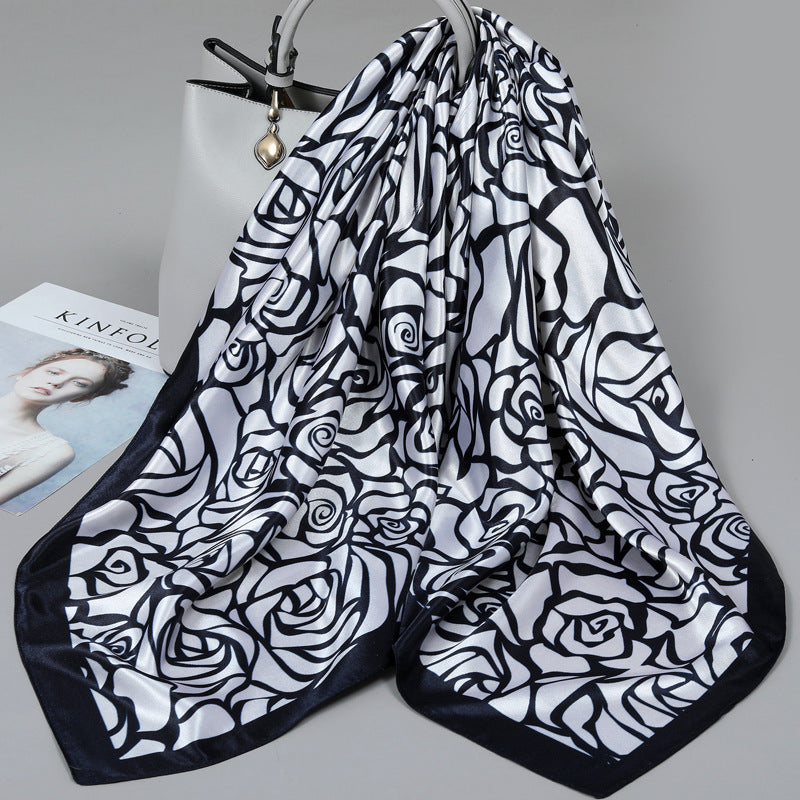 Damen Leichter Sommerschal | Dünne Elegante Stola Schal