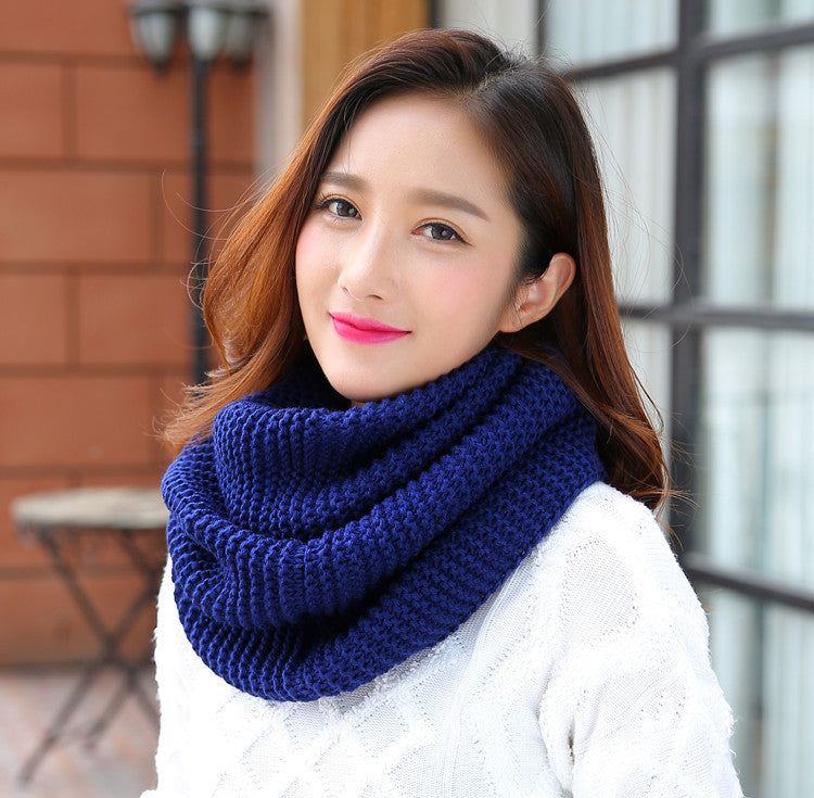 Damen Winter Schal Warm | Dick gestrickter Kuschelschal