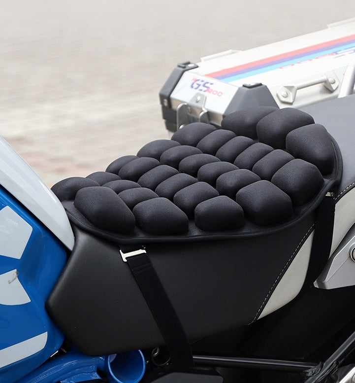 Motorcycle Airbag Seat Cushion 3D | Comfort Shock Absorption Universal