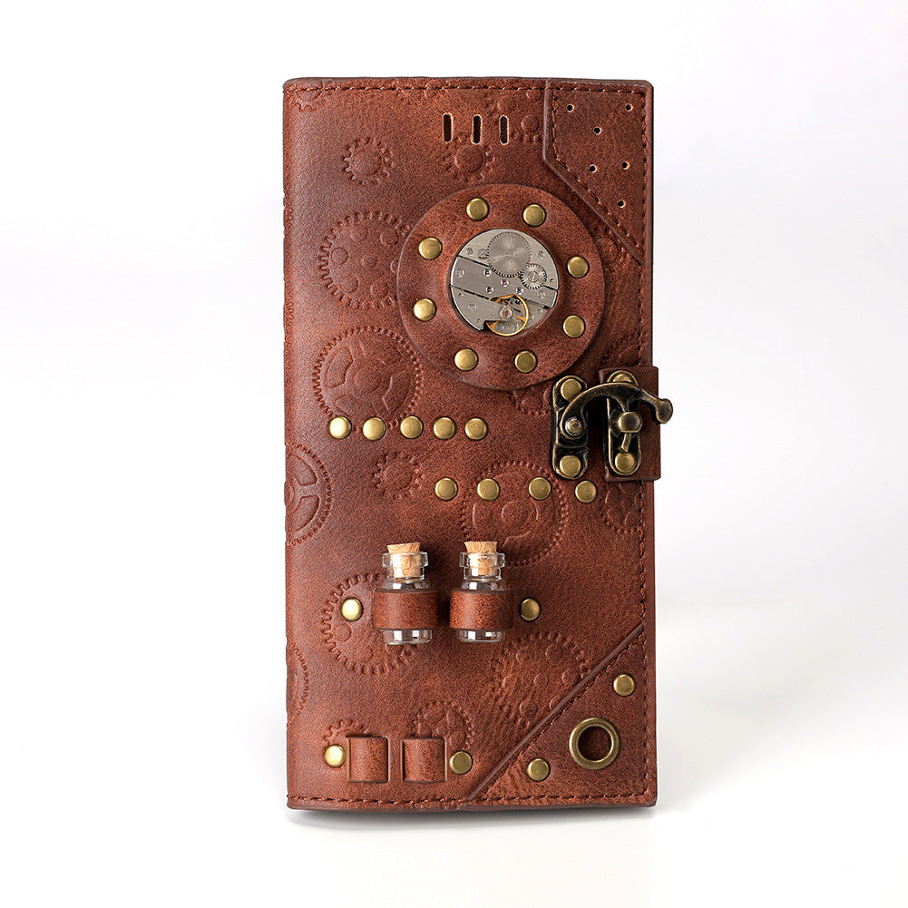 Steampunk Women's Wallet | Long Vintage Wallet