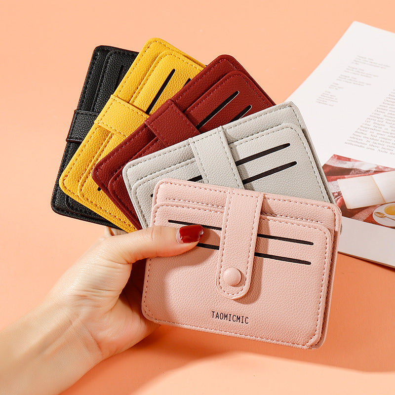 PU Leather Card Holder | Driver's License & ID Card Holder Compact Unisex