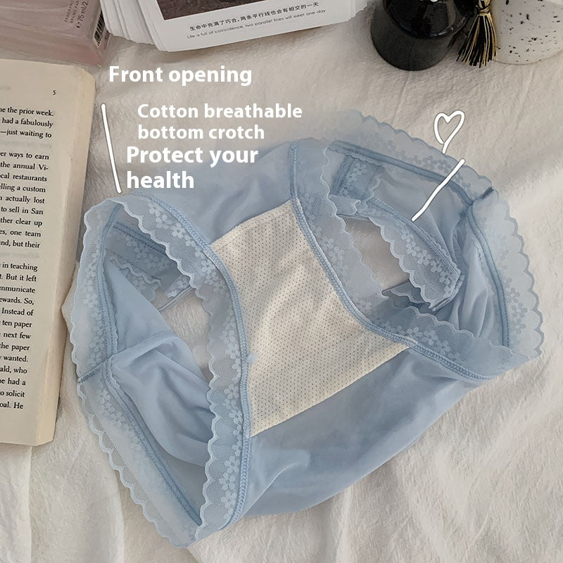 Damen Spitzen Slip mit Cut-Out – Verführerisch, elegant & bequem