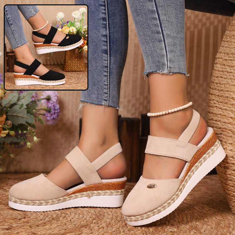 Women's Espadrille Wedge Sandals | Braided Summer Shoes