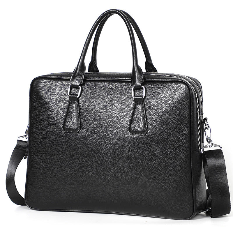 Herren Leder Aktentasche XL aus Rindsleder – Große Business Tasche